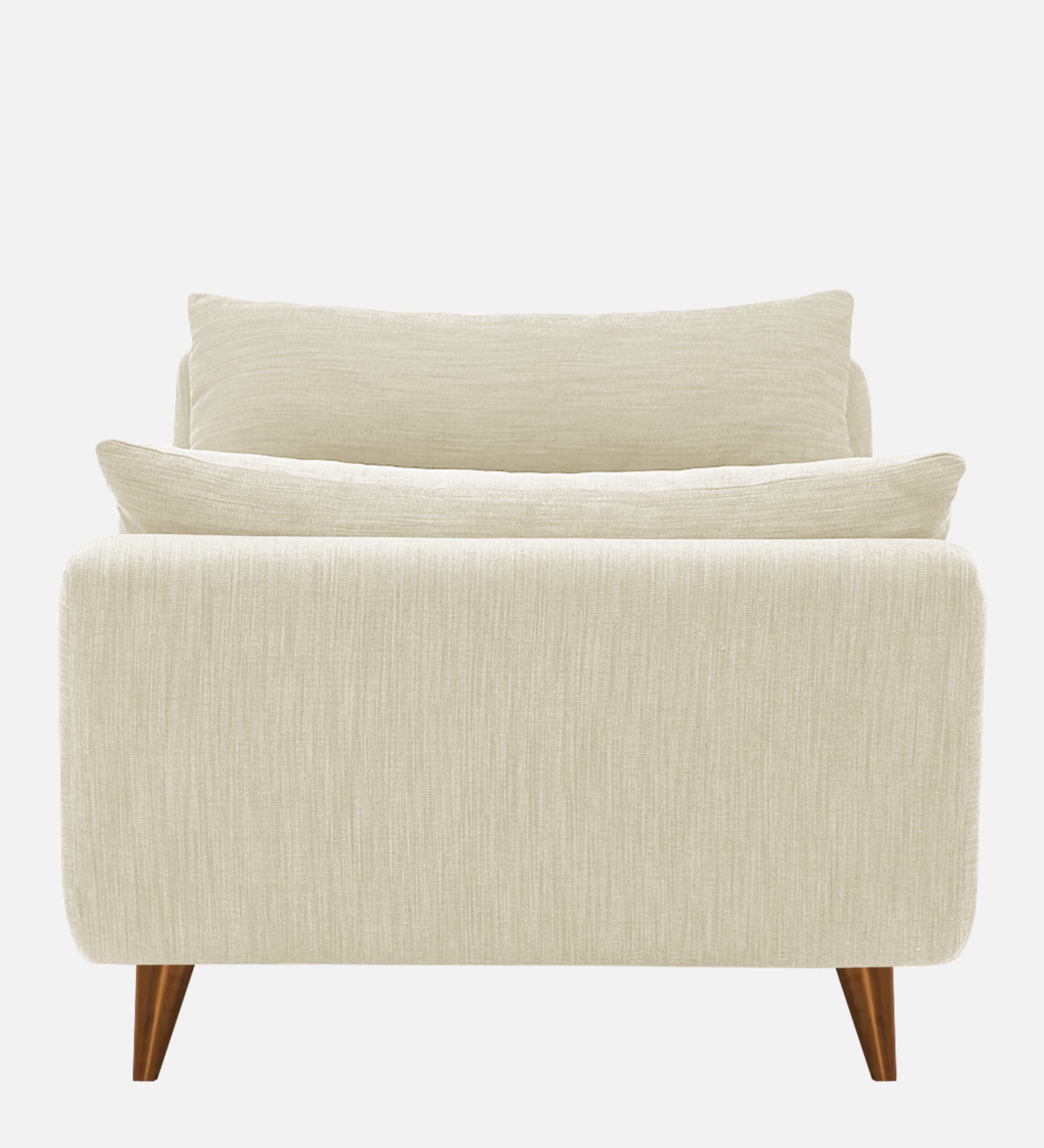 Jasmin Fabric Chaise Lounger In Ivory Cream Colour - Febonic Living