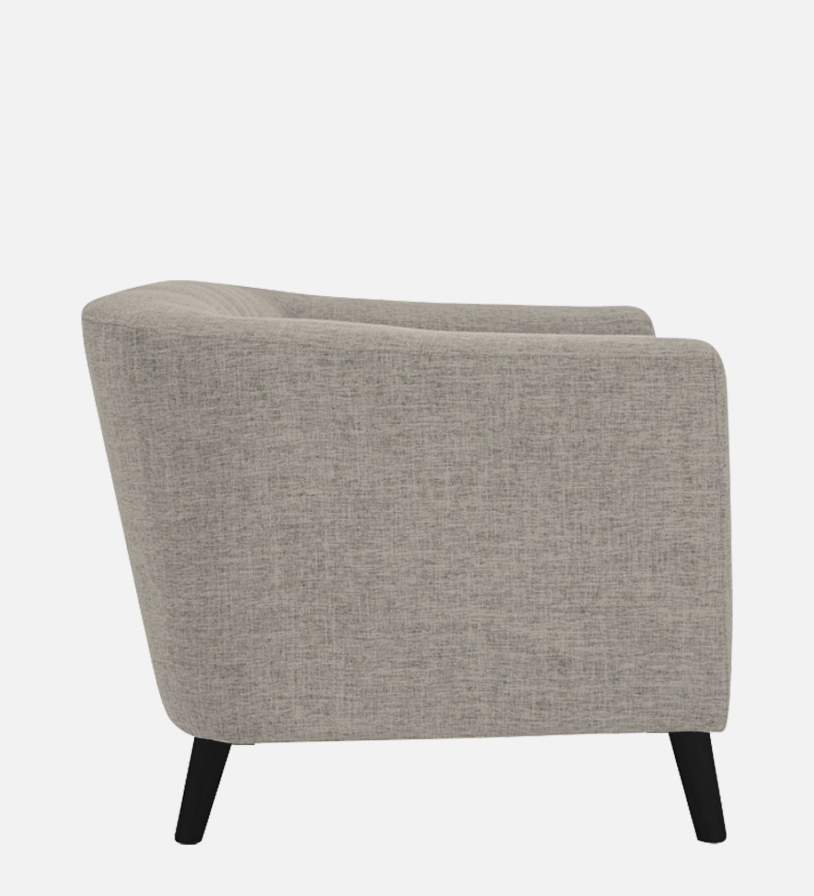 Casper Fabric 1 Seater Sofa In Ash Grey Colour - Febonic Living
