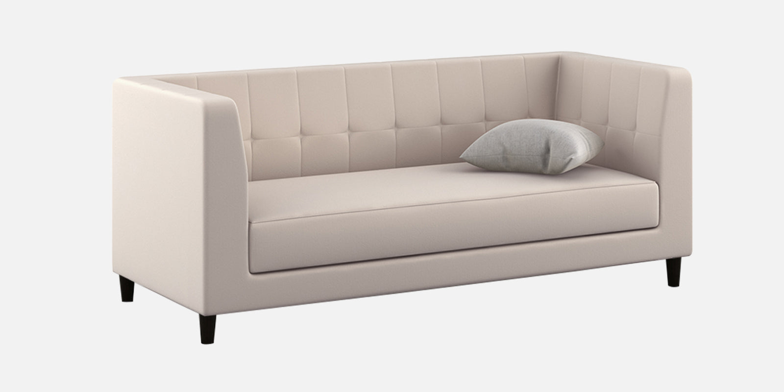 Braulia Velvet 3 Seater Sofa In Camel Beige Colour - Febonic Living