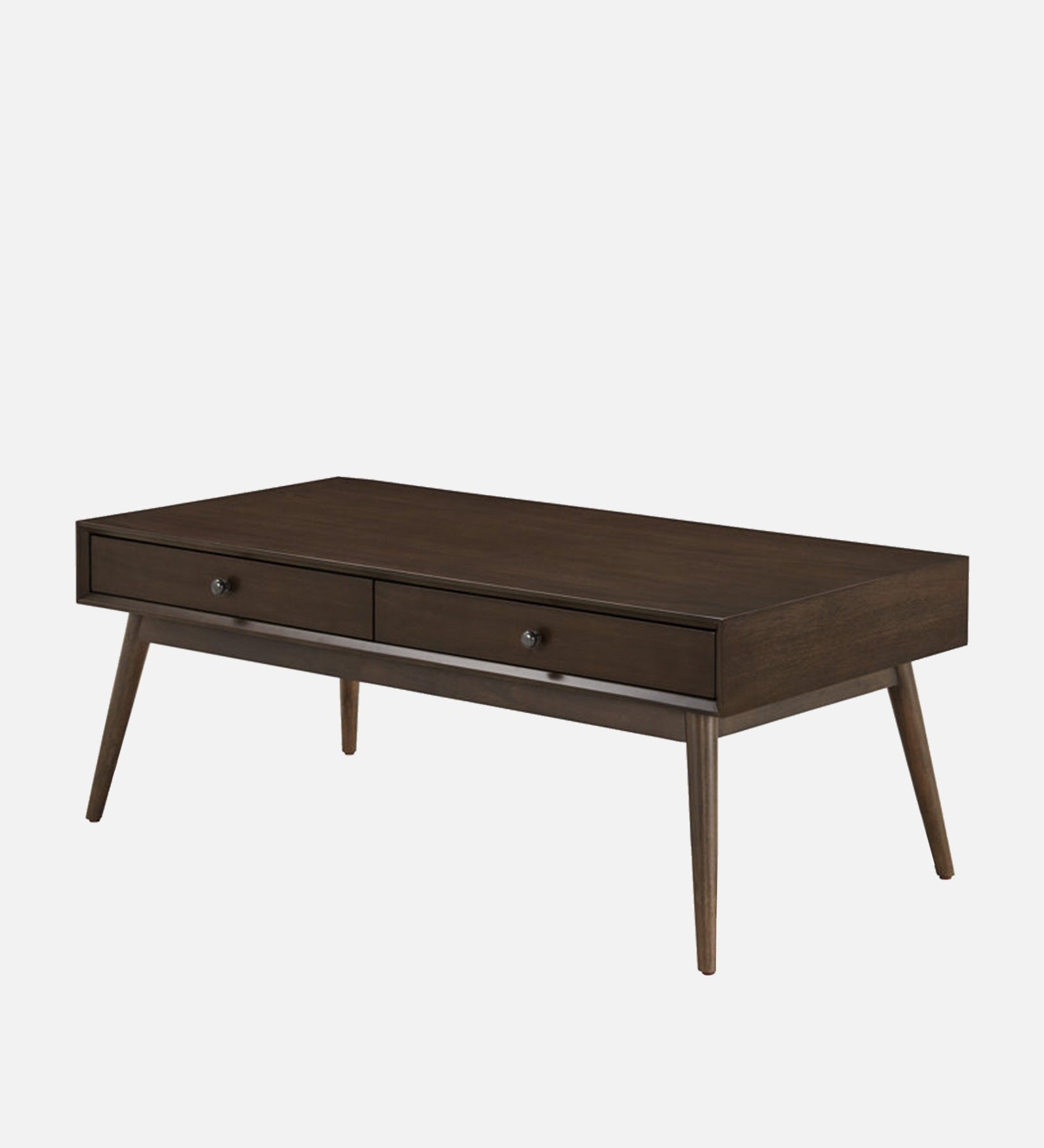 Isa Coffee Table In Dark Walnut Finish - Febonic Living