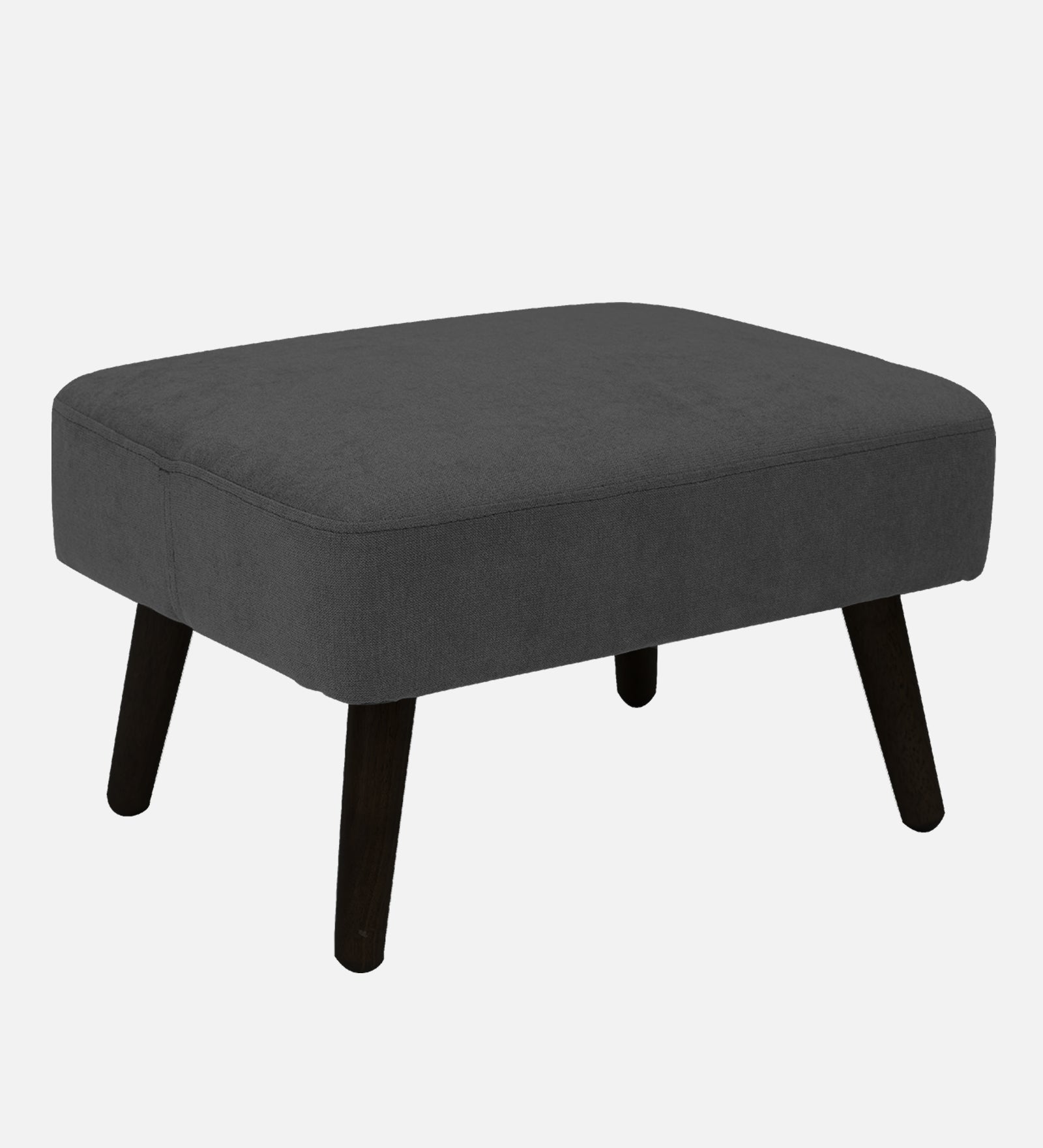 Luke Fabric Foot Stool In Charcoal Grey Colour - Febonic Living