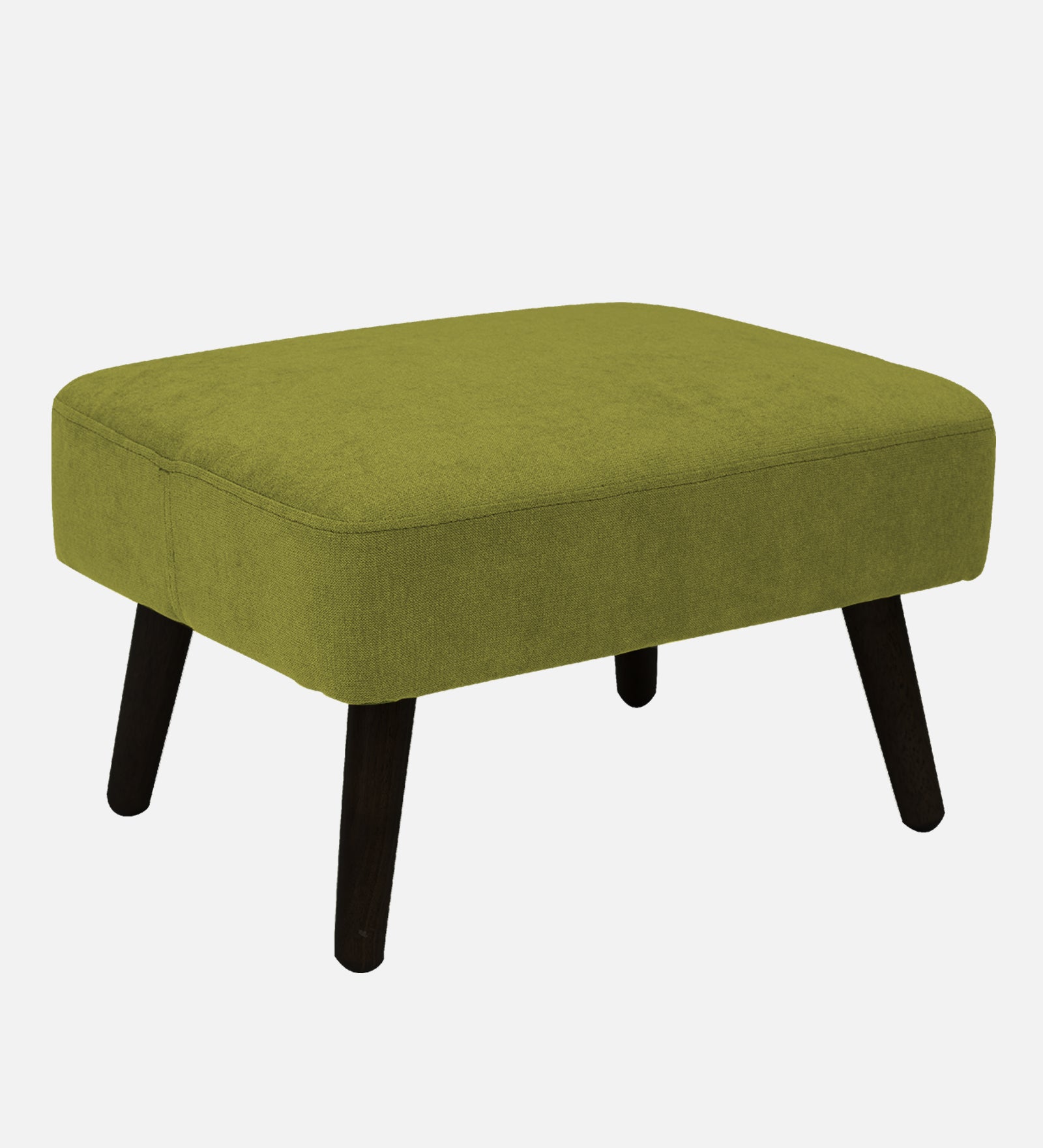 Luke Fabric Foot Stool In Parrot Green Colour - Febonic Living