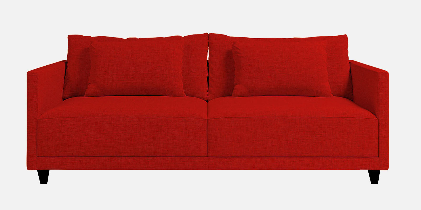 Kera Fabric 2 Seater Sofa In Ruby Red Colour - Febonic Living