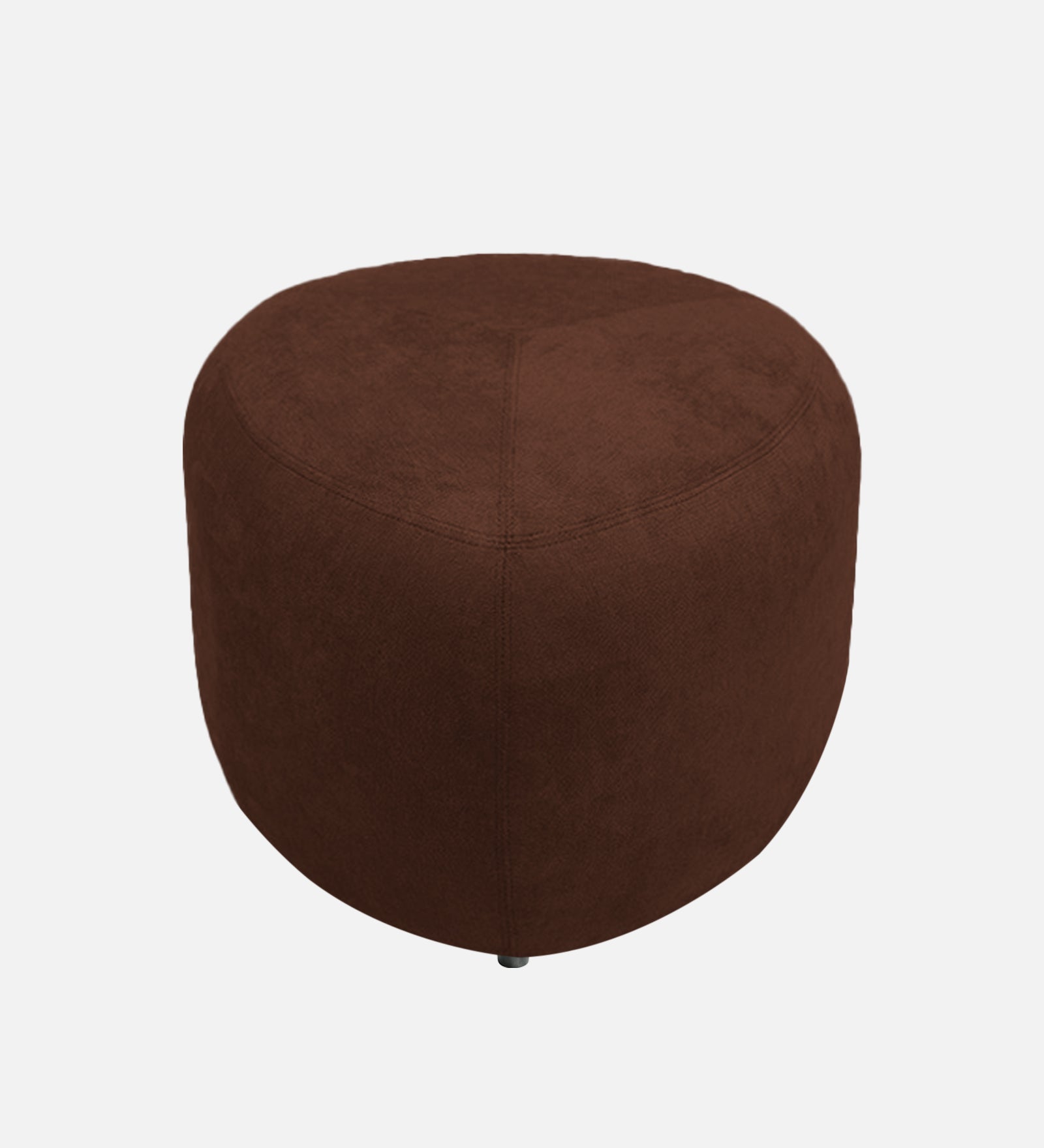 Keori Fabric Pouffe In Coffee Brown Colour - Febonic Living