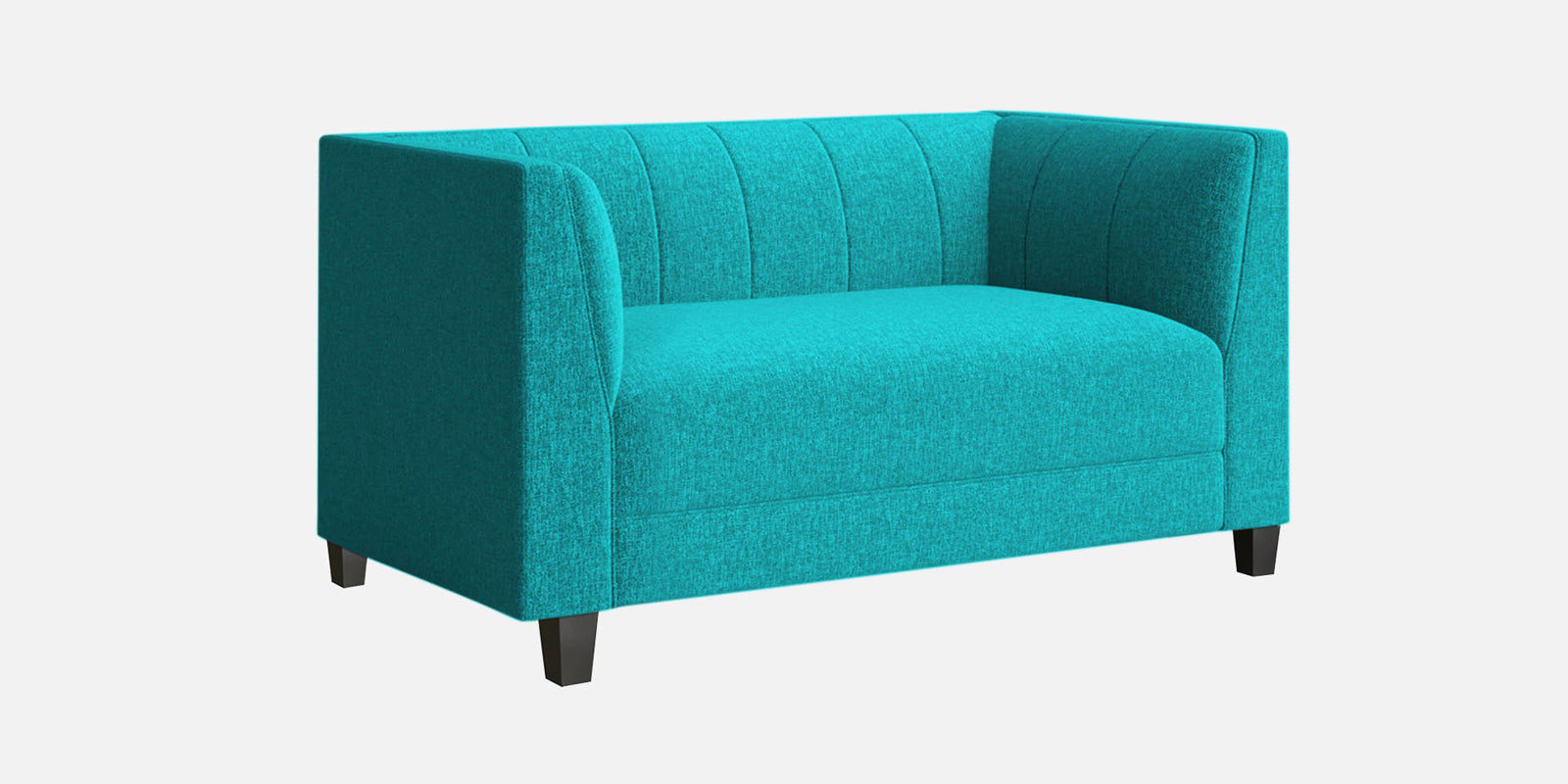 Chastin Fabric 2 Seater Sofa In Sea Green Colour - Febonic Living