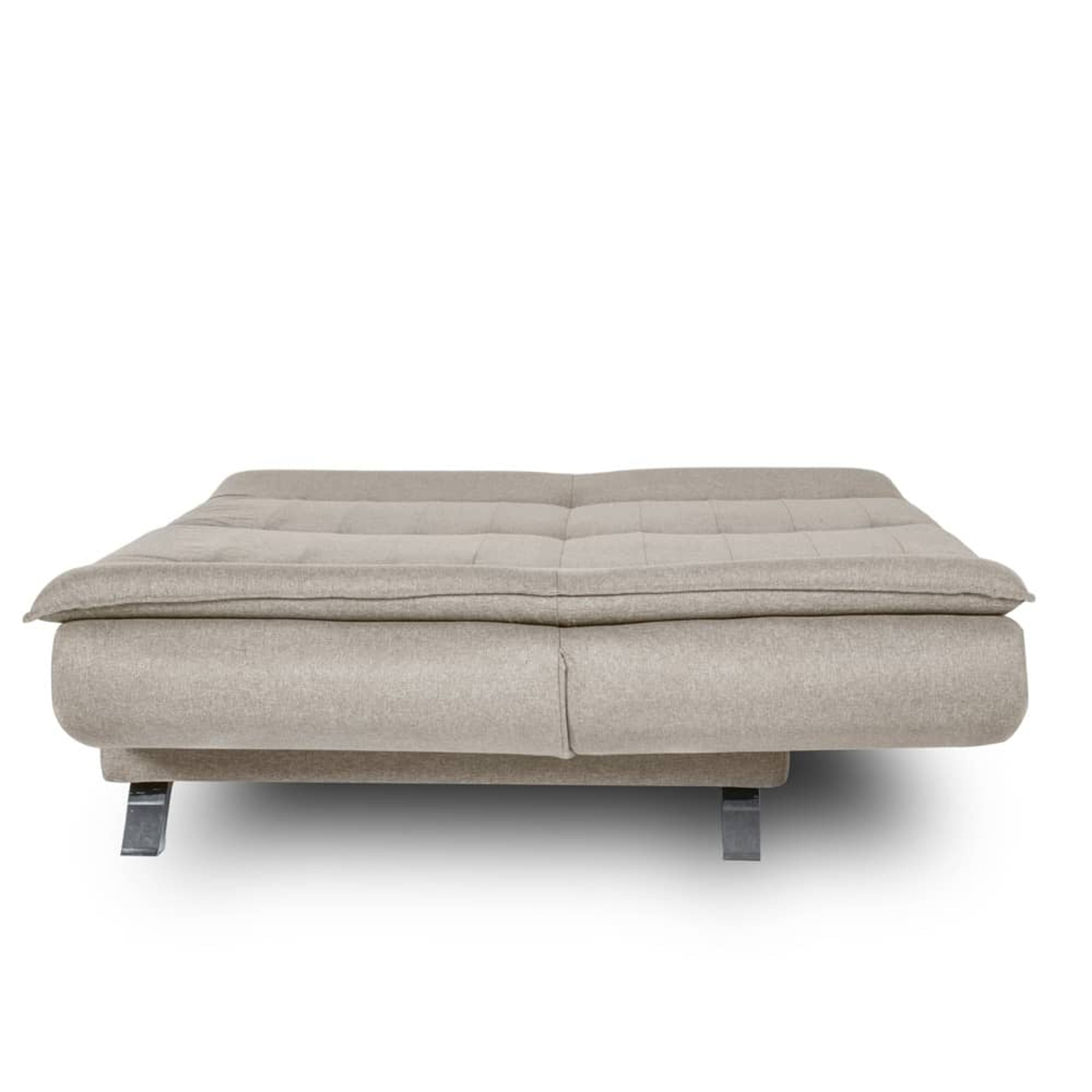 Amoeba Fabric Convertible Sofa Cum Bed In Ash Grey Colour - Febonic Living