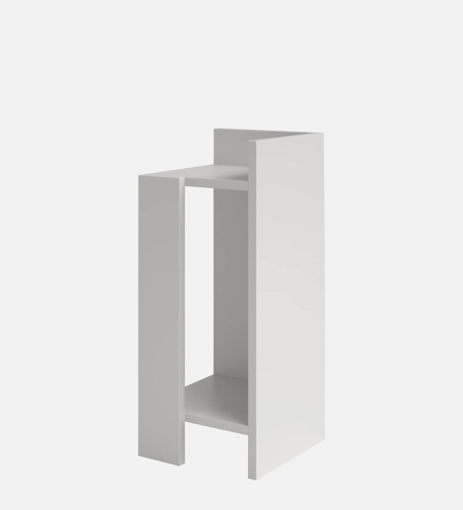 Miri Bedside Table In Frosty White Finish - Febonic Living