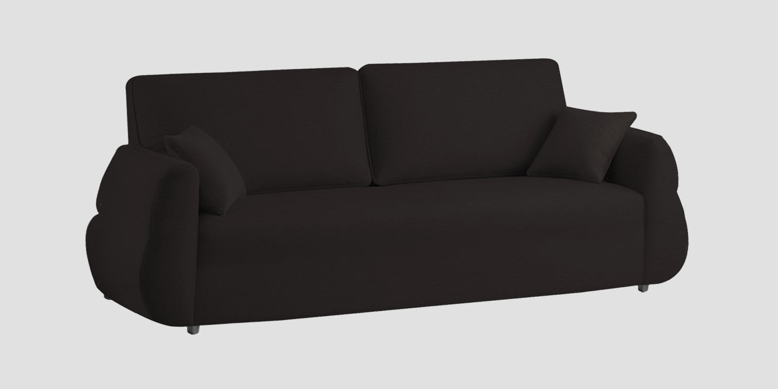 Jack Fabric 3 Seater Sofa In Cara Brown Colour - Febonic Living