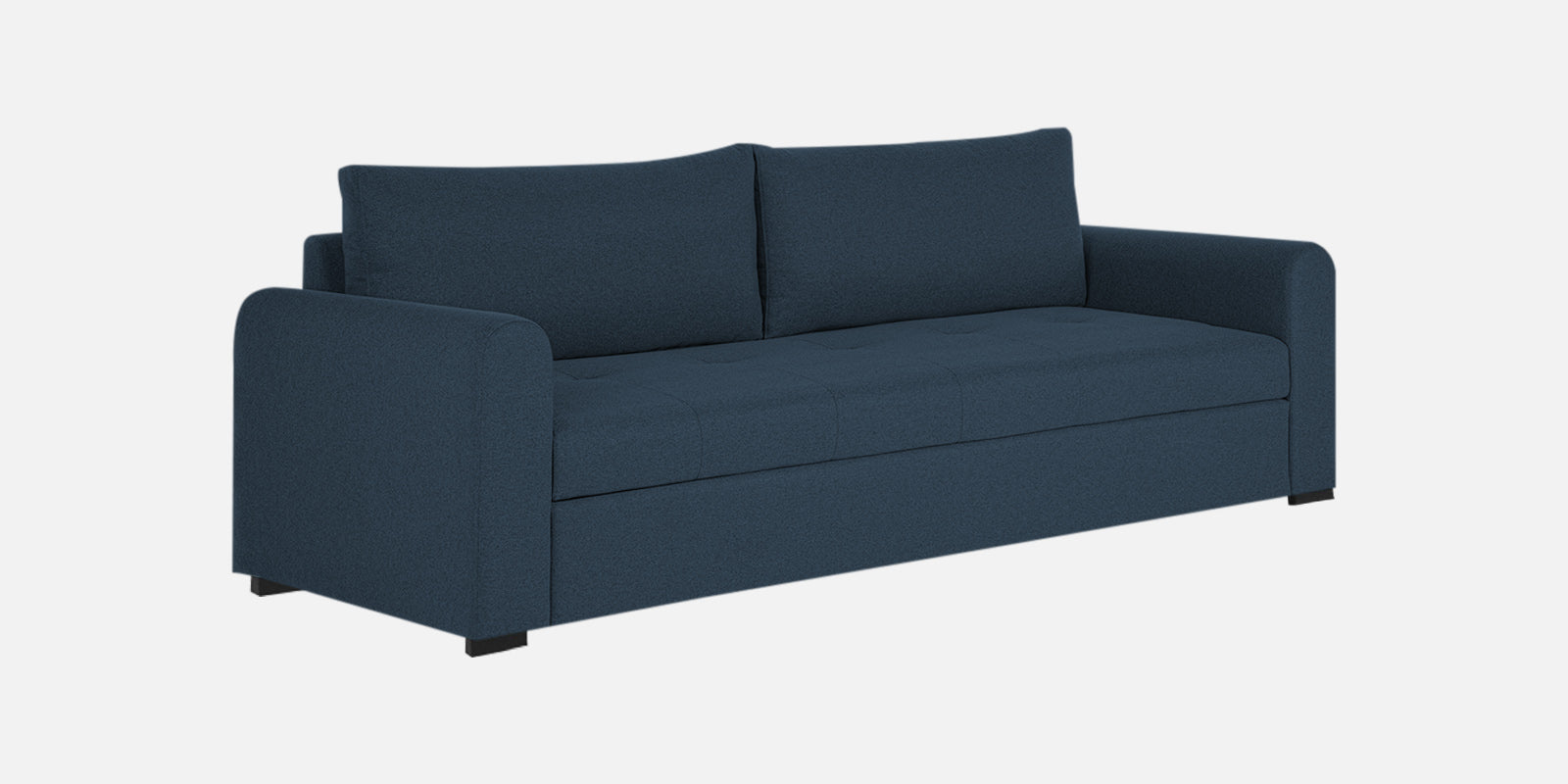 Sigma Fabric 3 Seater Sofa In Light Blue Colour - Febonic Living
