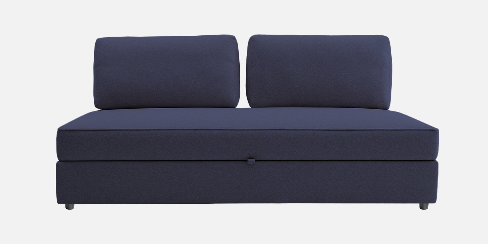 Vito Fabric Day Bed In Slate Blue Colour With Storage - Febonic Living