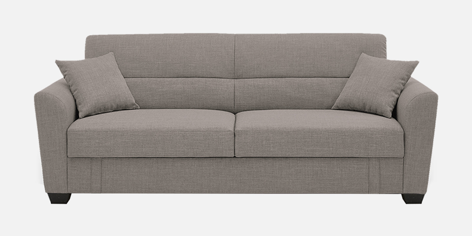 Bony Fabric 3 Seater Convertible Sofa Cum Bed In Strom grey Colour - Febonic Living