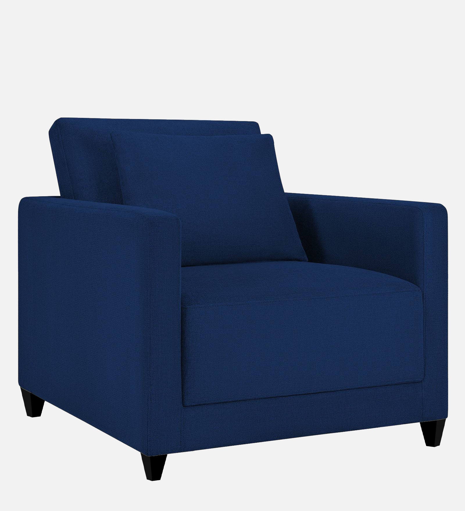 Kera Fabric 1 Seater Sofa In Royal Blue Colour - Febonic Living