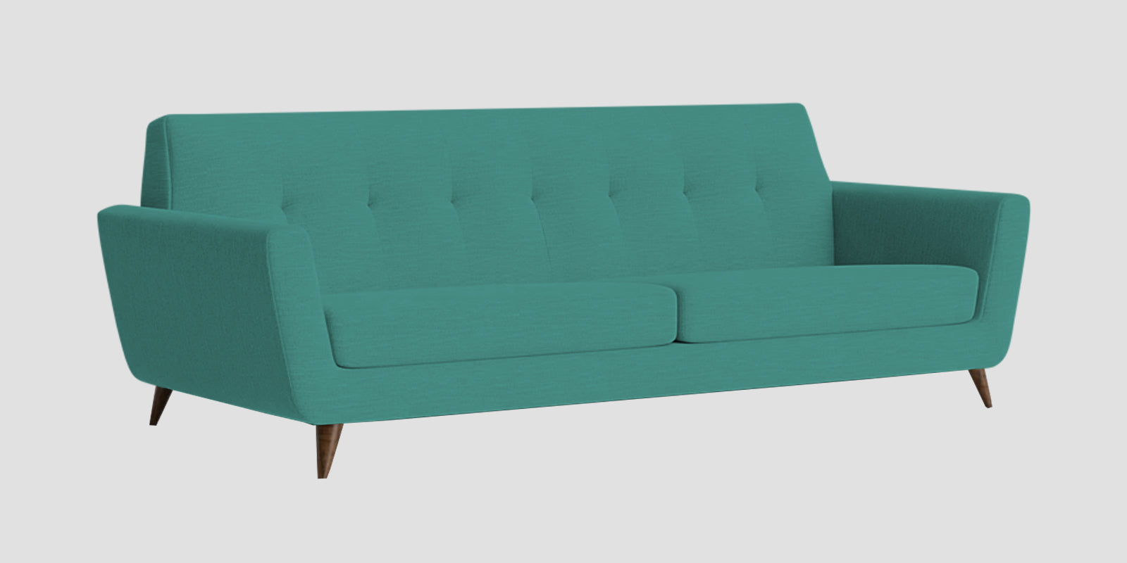 Jasmin Fabric 3 Seater Sofa In Sea Green Colour - Febonic Living