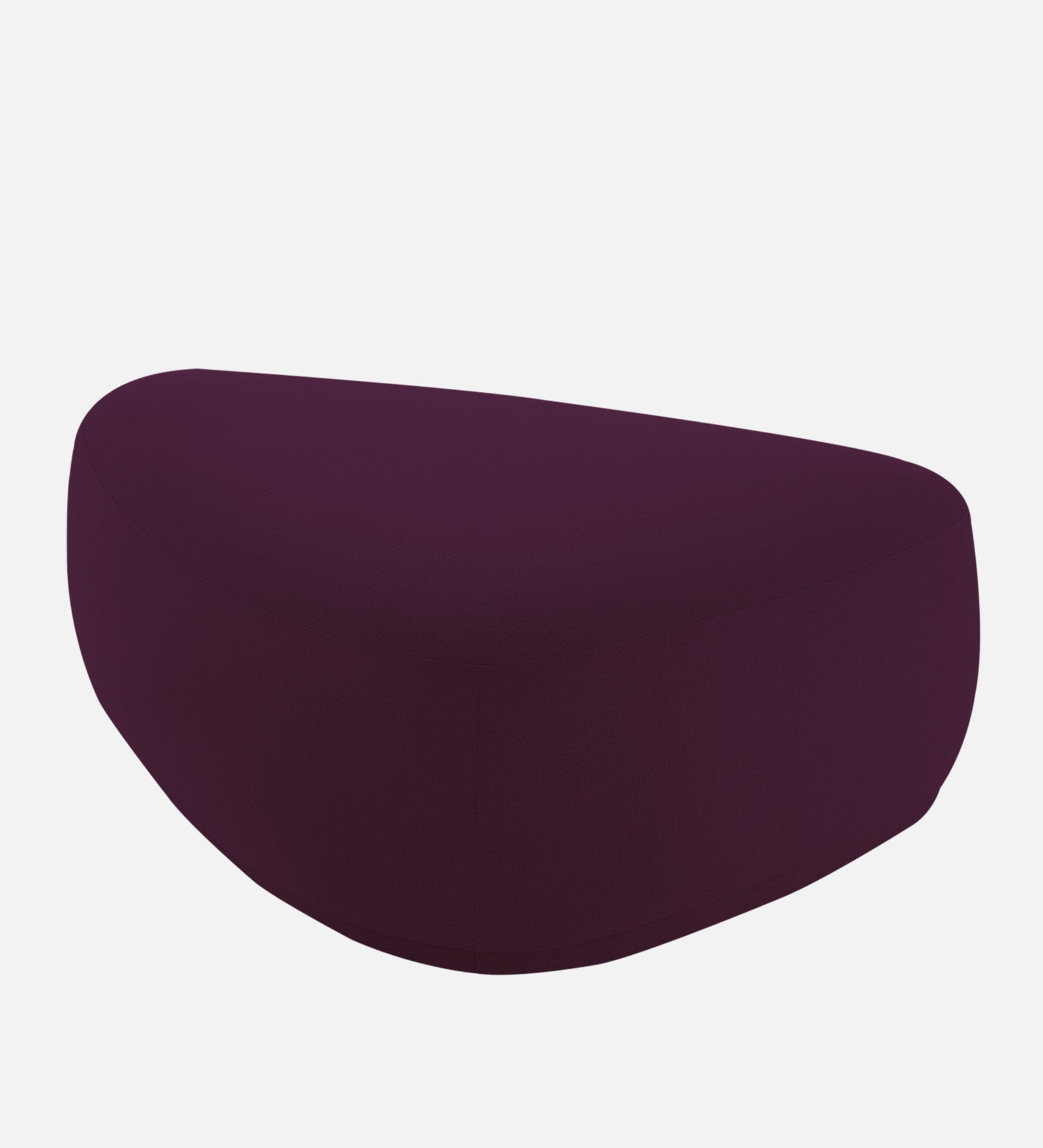 Nona Fabric Pouffe In Greek Purple Colour - Febonic Living