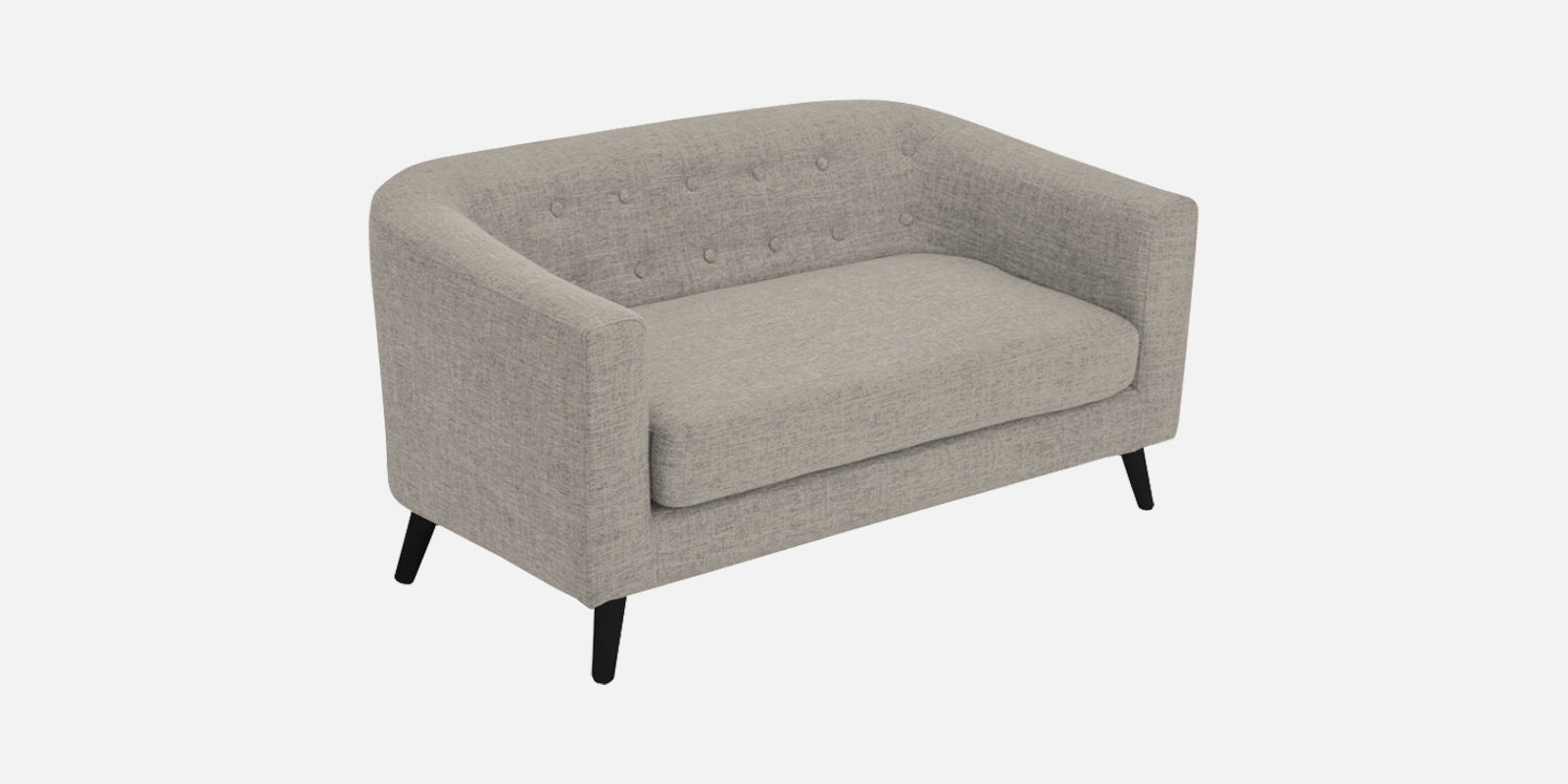 Casper Fabric 2 Seater Sofa In Ash Grey Colour - Febonic Living