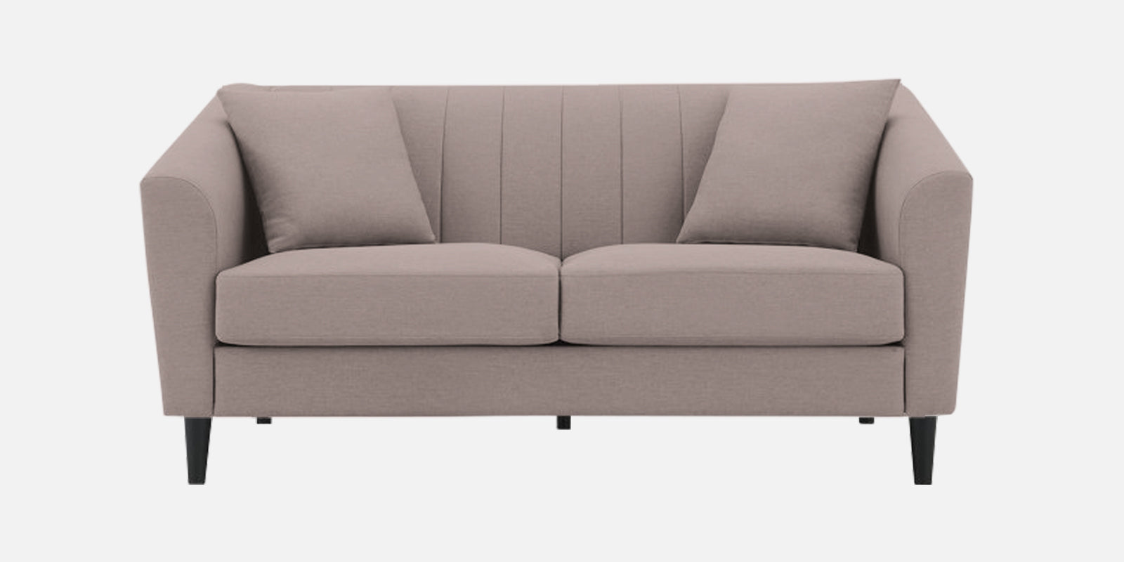 Polon Fabric 2 Seater Sofa In Almond Beige Colour - Febonic Living