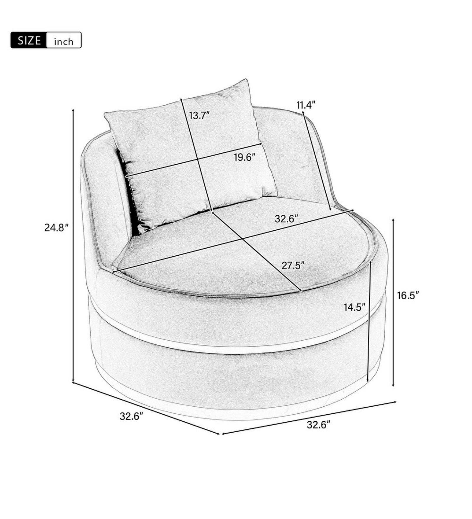 Winky Velvet Swivel Chair in Amazon Green Colour