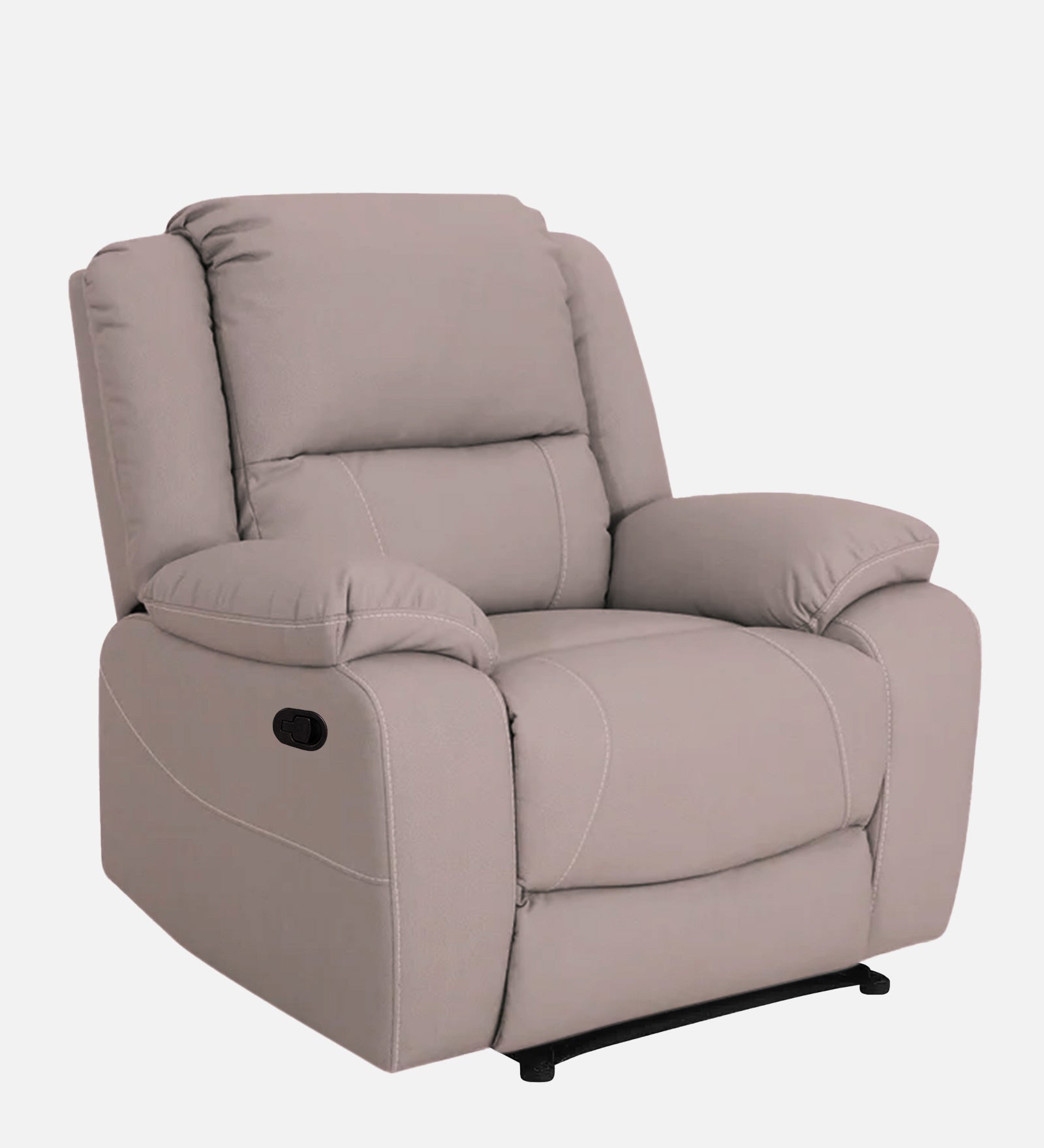 Adley Fabric 1 Seater Manual Recliner In Orchid Beige Colour - Febonic Living