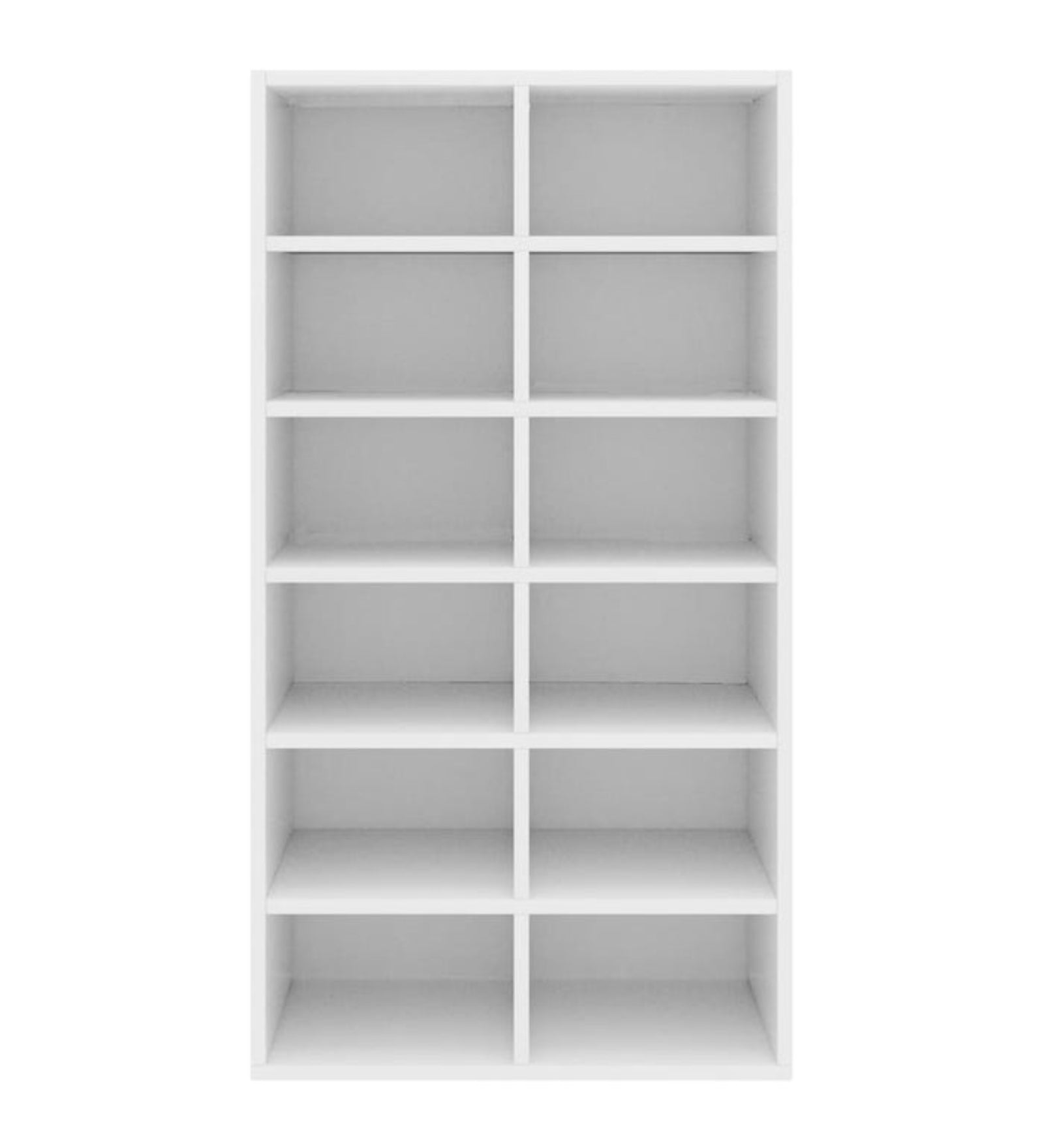 Sayir Shoe Rack In Frosty White Finish - Febonic Living