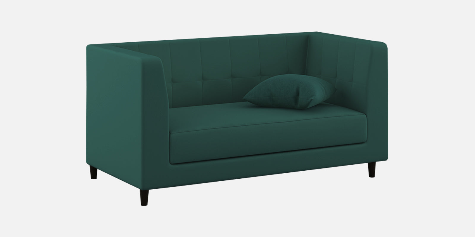 Braulia Velvet 2 Seater Sofa In Pine Green Colour - Febonic Living