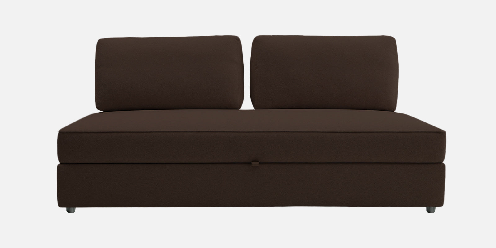 Vito Fabric Day Bed In Cidar Brown Colour With Storage - Febonic Living