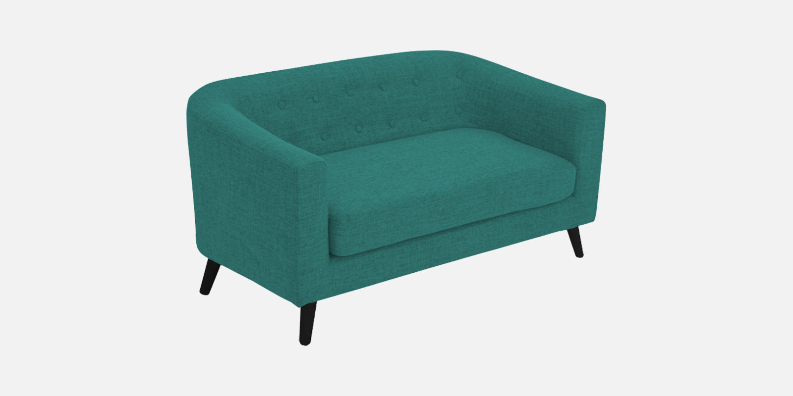 Casper Fabric 2 Seater Sofa In Sea Green Colour - Febonic Living