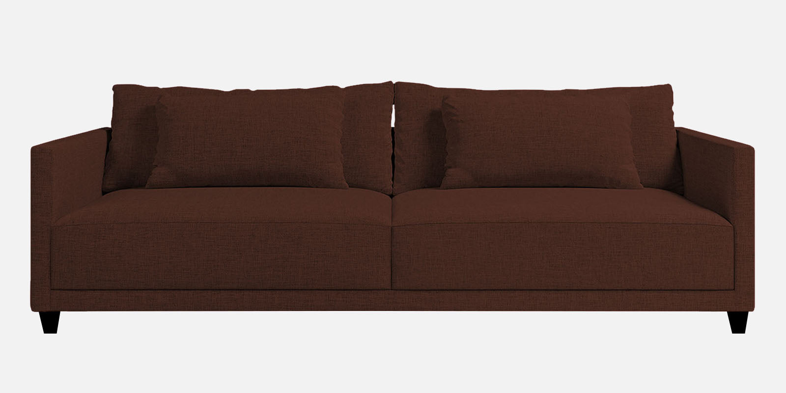 Kera Fabric 3 Seater Sofa In Coffee Brown Colour - Febonic Living