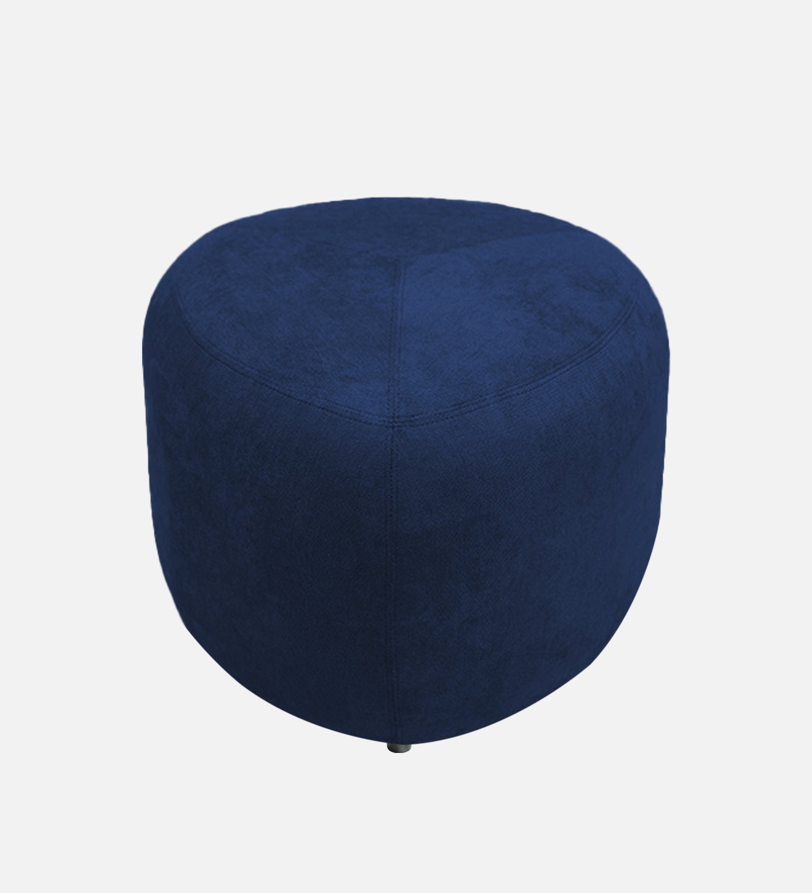 Keori Fabric Pouffe In Royal Blue Colour - Febonic Living