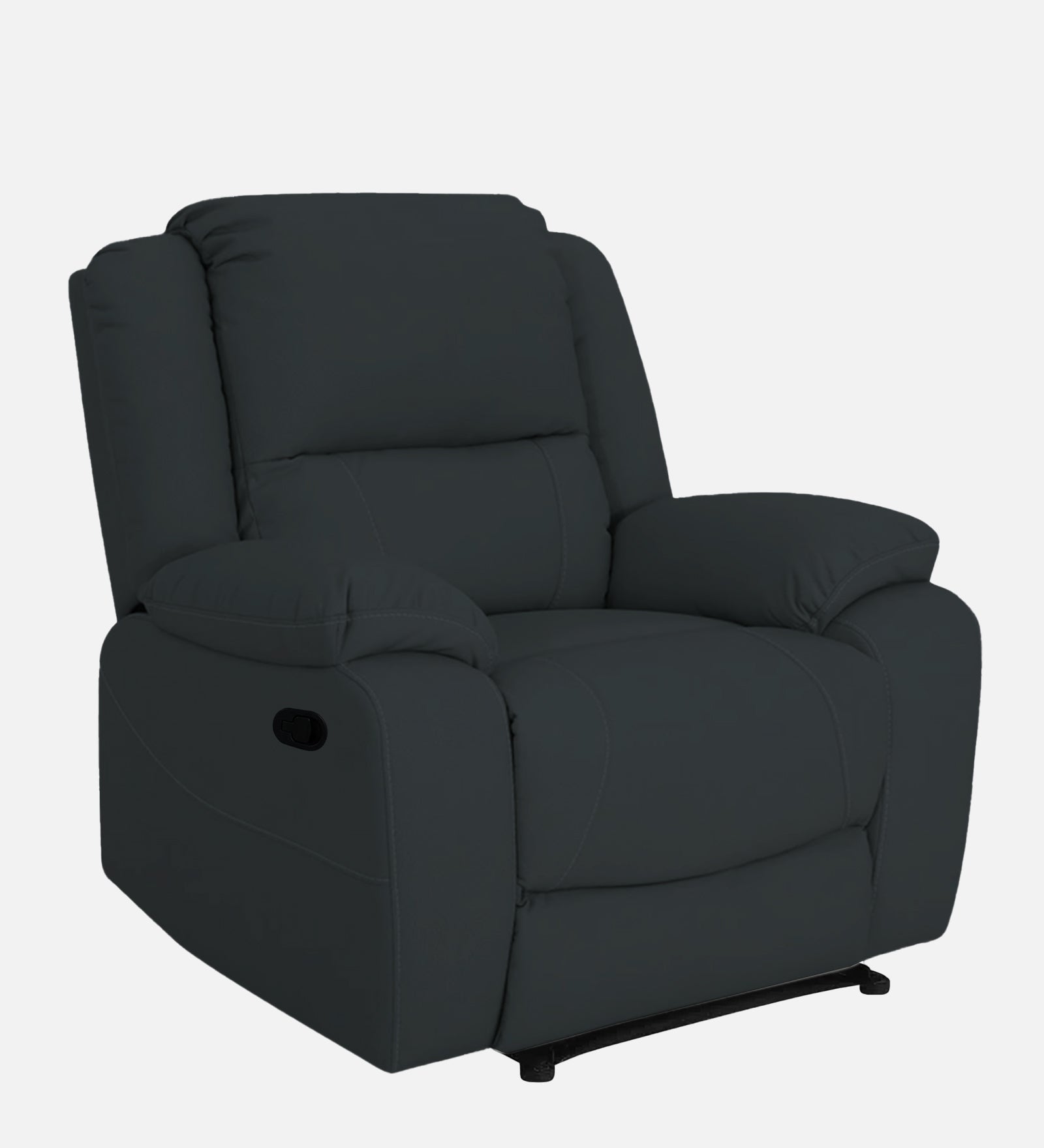 Adley Fabric 1 Seater Manual Recliner In Duby Grey Colour - Febonic Living