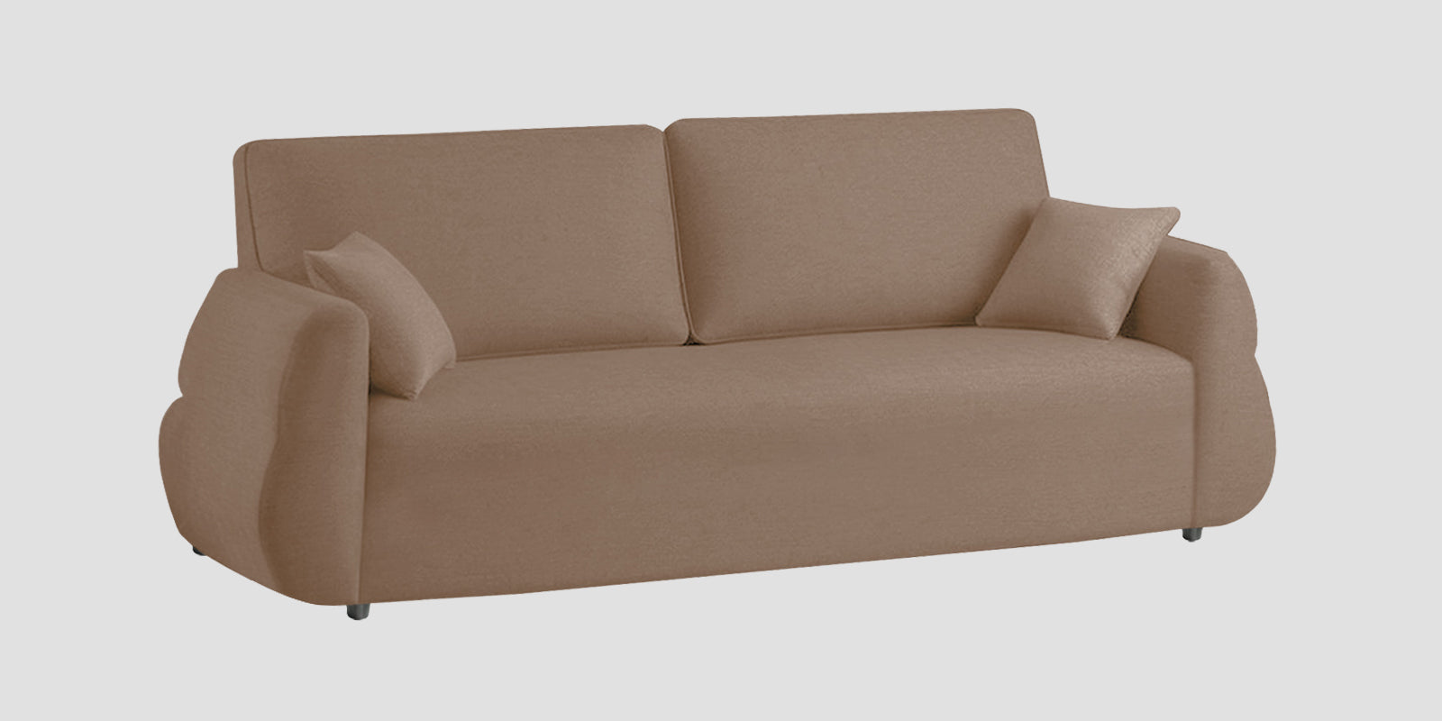 Jack Fabric 3 Seater Sofa In Cookie Beige Colour - Febonic Living