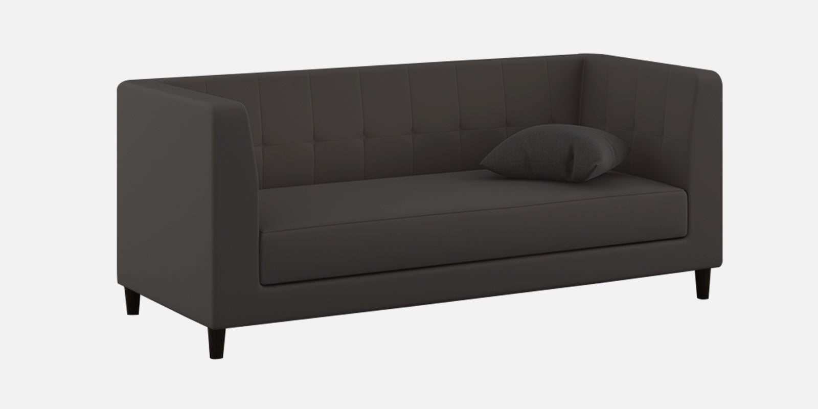 Braulia Velvet 3 Seater Sofa In Davy Grey Colour - Febonic Living