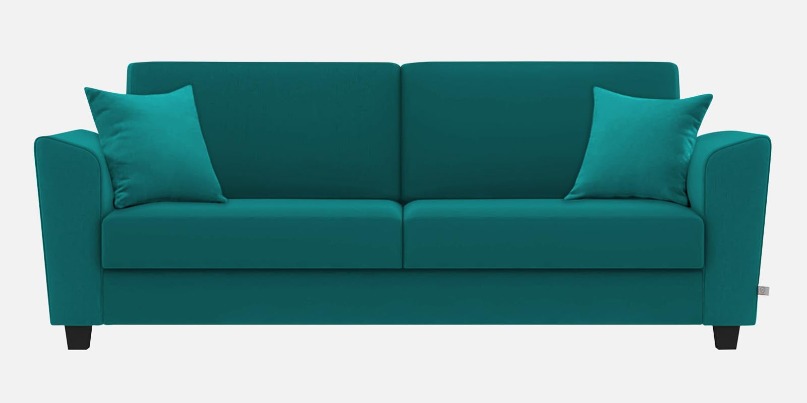 Daku Fabric 3 Seater Sofa In Sea Green Colour - Febonic Living