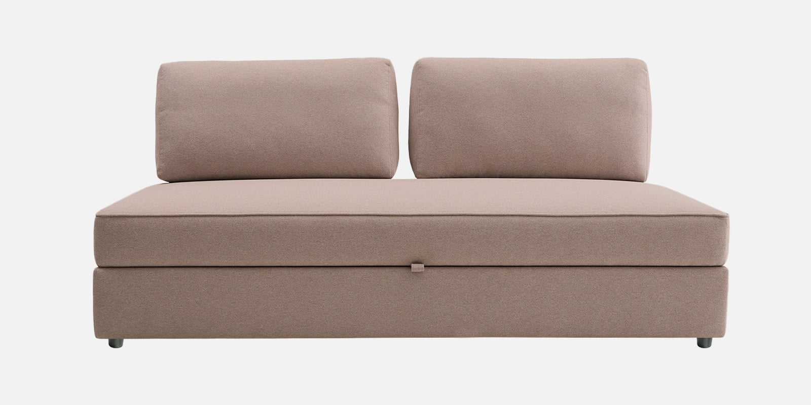 Vito Fabric Day Bed In Kadhi Beige Colour With Storage - Febonic Living