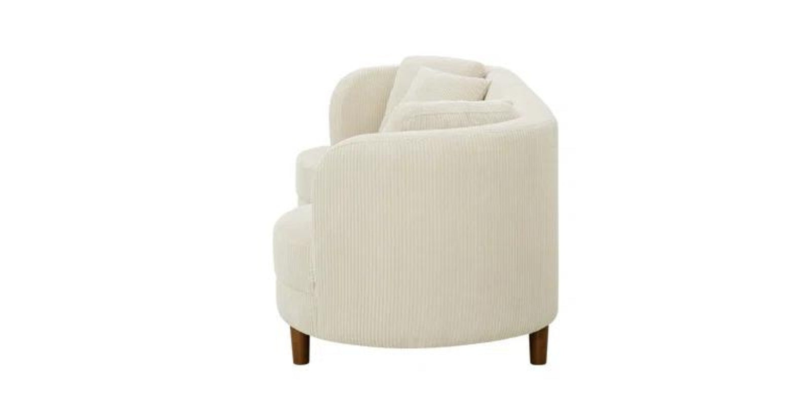 Rola Fabric 3 Seater Sofa In Ivory Cream Colour - Febonic Living