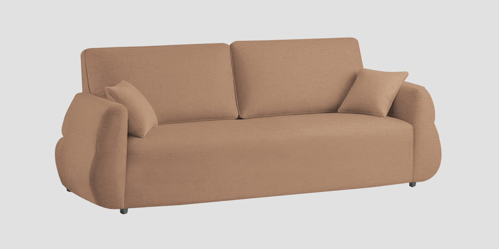 Jack Fabric 3 Seater Sofa In Cosmic Beige Colour - Febonic Living