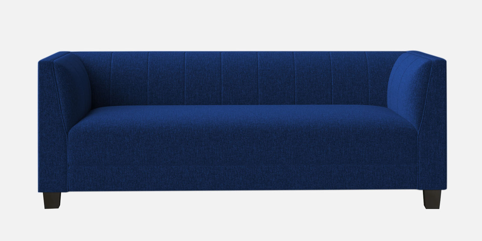 Chastin Fabric 3 Seater Sofa In Royal Blue Colour - Febonic Living