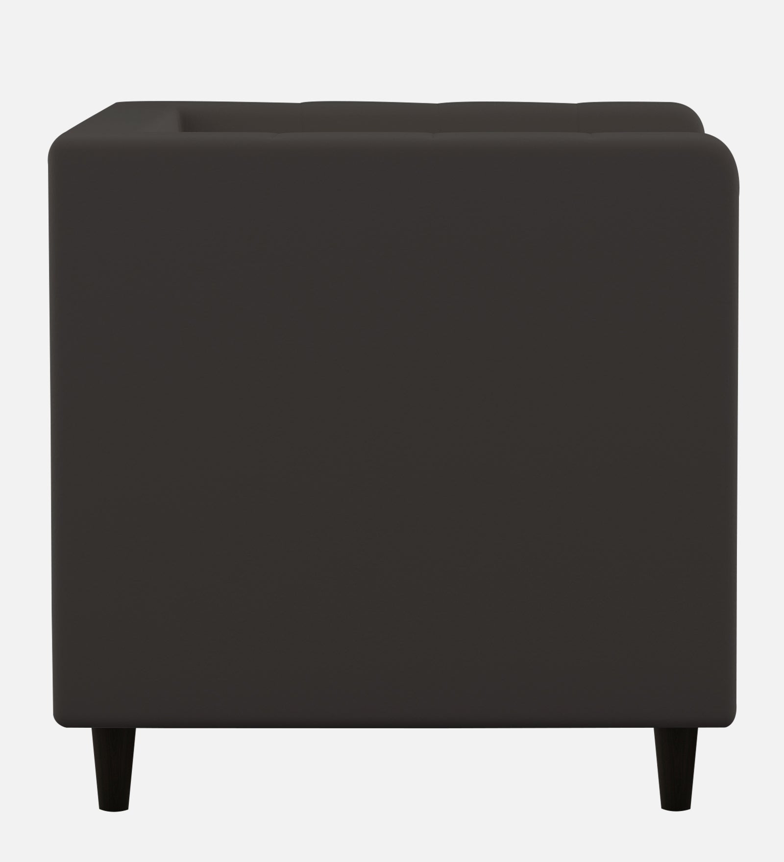 Braulia Velvet 1 Seater Sofa In Davy Grey Colour - Febonic Living