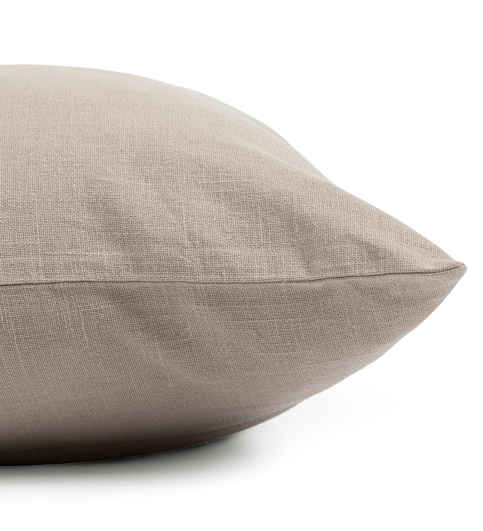 Dulles Jute Fabric (24x 24in) Sofa Pillows In Kadhi Beige Colour (Pack of 2) - Febonic Living