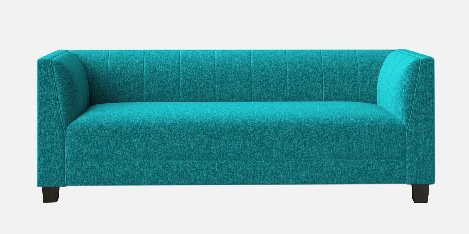 Chastin Fabric 3 Seater Sofa In Sea Green Colour - Febonic Living