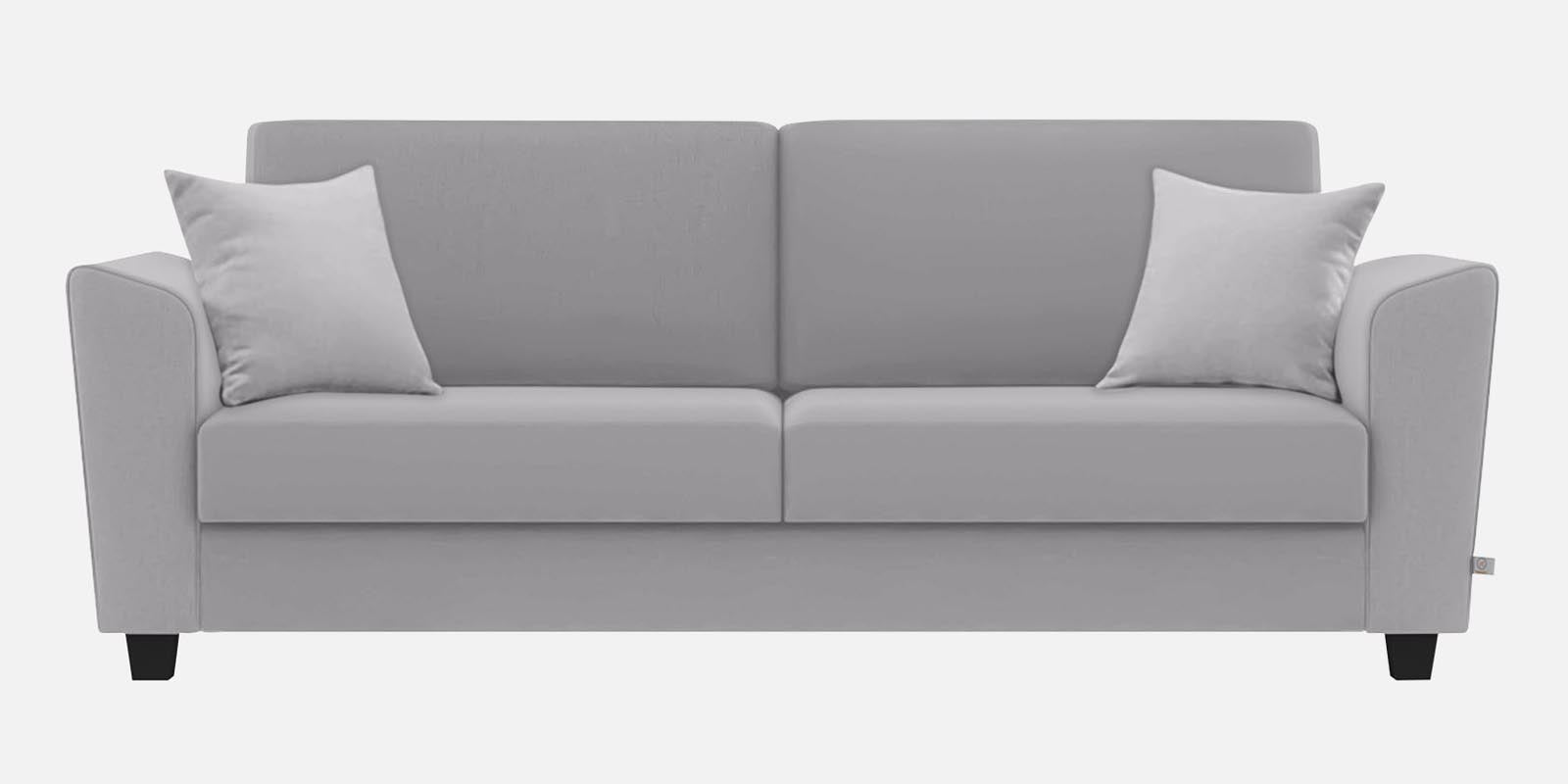 Daku Fabric 3 Seater Sofa In Lit Grey Colour - Febonic Living