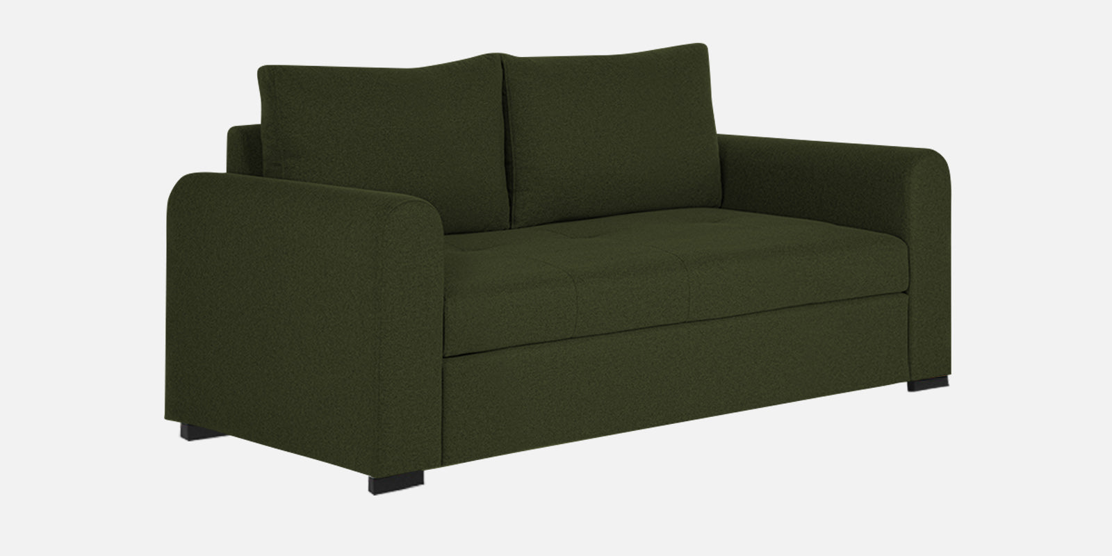 Sigma Fabric 2 Seater Sofa In Olive Green Colour - Febonic Living