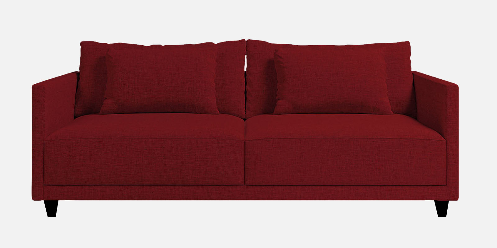 Kera Fabric 2 Seater Sofa In Blood Maroon Colour - Febonic Living
