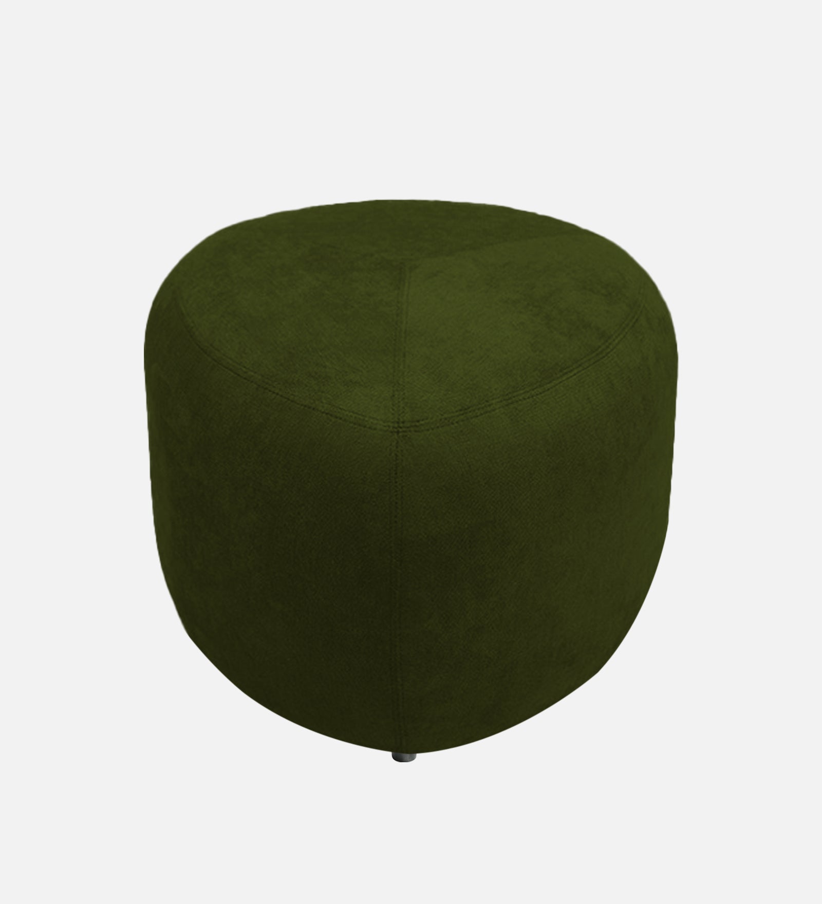Keori Fabric Pouffe In Olive Green Colour - Febonic Living