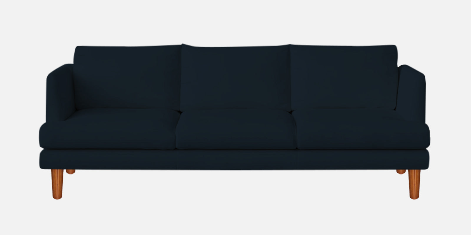 Sokun Fabric 3 Seater Sofa In Denim Blue Colour - Febonic Living
