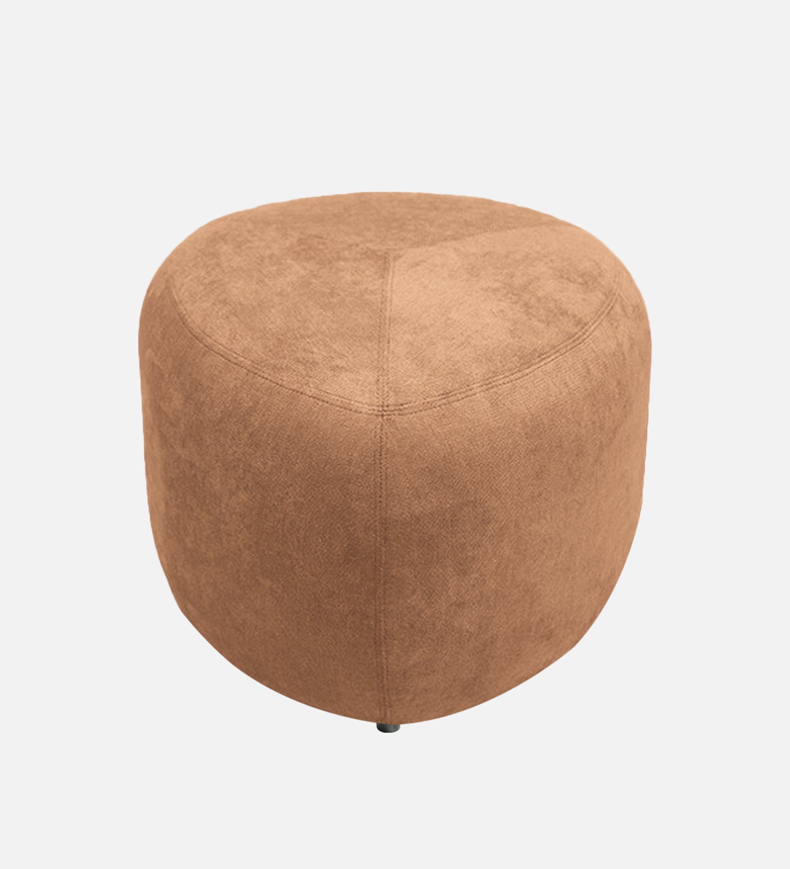 Keori Fabric Pouffe In Cosmic Beige Colour - Febonic Living