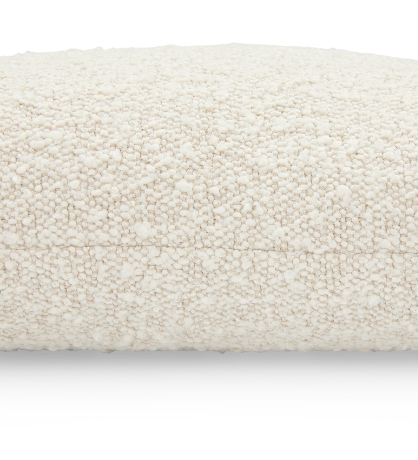 Gabi Boucle (20x12) Fiber Pillows In Shell White Colour (Pack of 2) - Febonic Living