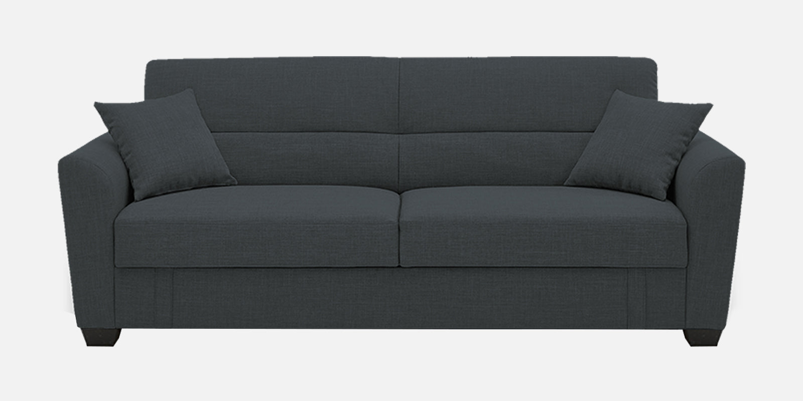 Bony Fabric 3 Seater Convertible Sofa Cum Bed In Duby Grey Colour - Febonic Living
