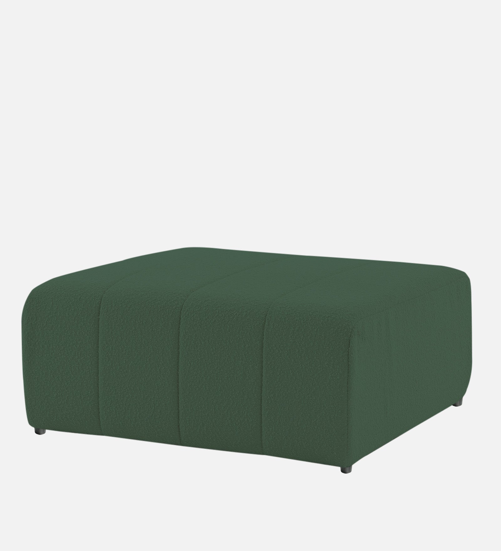 Lark Boucle Bench In Bottle Green Colour - Febonic Living