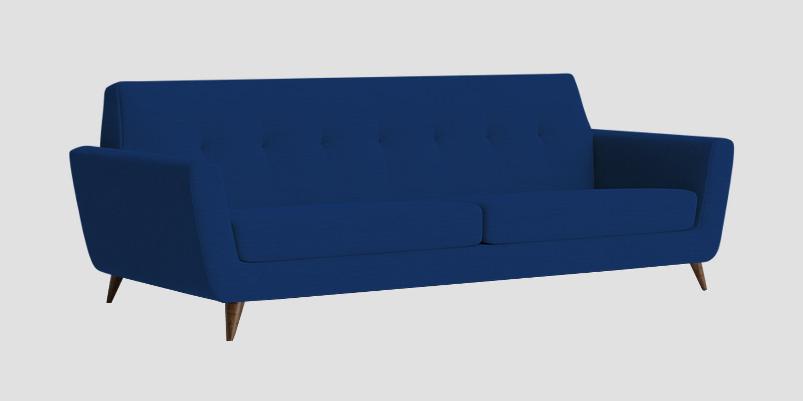 Jasmin Fabric 3 Seater Sofa In Royal Blue Colour - Febonic Living