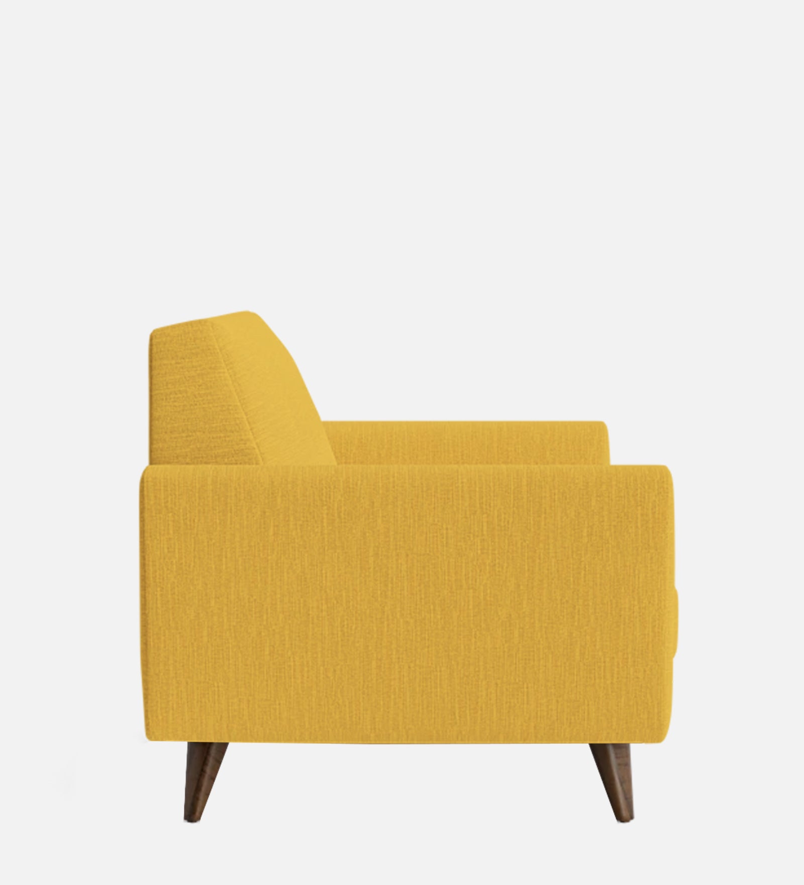 Jasmin Fabric 1 Seater Sofa In Bold Yellow Colour - Febonic Living